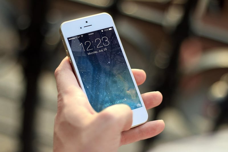 iPhone with Social Media